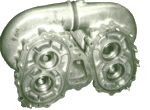 Kompressor aus Magnesium eines Silberpfeils